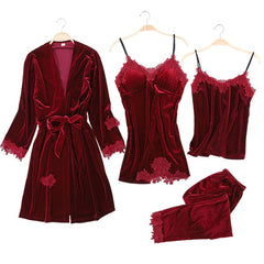 Women Sexy Lace Sleeveless Nightwear