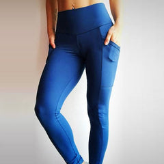 Women's Push Up Fitness Leggings Patchwork Pants