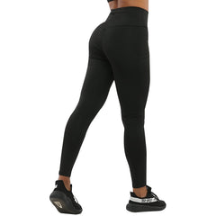 Women's Push Up Fitness Leggings Patchwork Pants