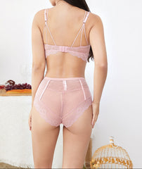 Women Chic Ultra-Thin Floral Lace Underwear