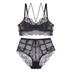 Women Chic Ultra-Thin Floral Lace Underwear