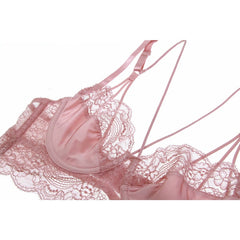 Women Chic Ultra-Thin Floral Lace Underwear