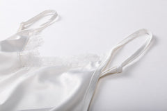 Women's Casual Silk Tank V Neck Tops