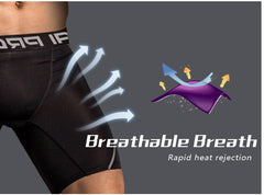 Men's Compression Sport Skinny Gym Fitness Shorts