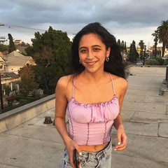 Women Sleeveless Camisole Backless Top