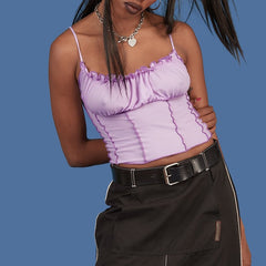 Women Sleeveless Camisole Backless Top