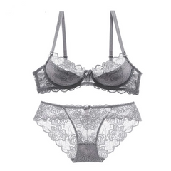Women's Hollow Chic Bra Underwear Set