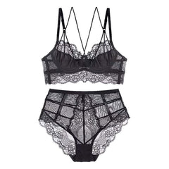 Women Chic Ultra-Thin Floral Lace Underwear