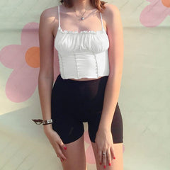 Women Sleeveless Camisole Backless Top