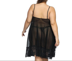 Plus Size 6xl Ladies Chic Sleepwear