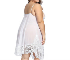 Plus Size 6xl Ladies Chic Sleepwear