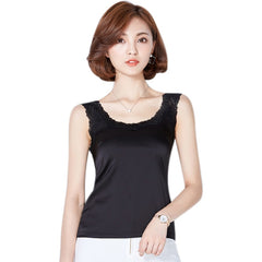 Women Summer Lace Tank Tops Sleeveless Blouse
