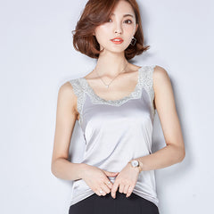 Women Summer Lace Tank Tops Sleeveless Blouse