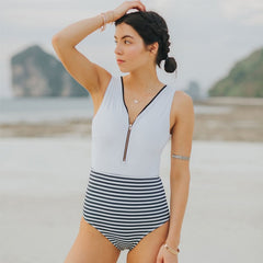 Women's Monokini Bodysuit High Waist Wear