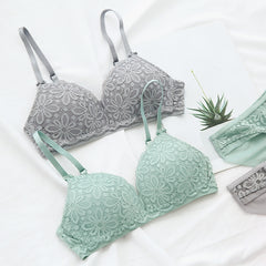 Women's Cotton Breathable Bra Set