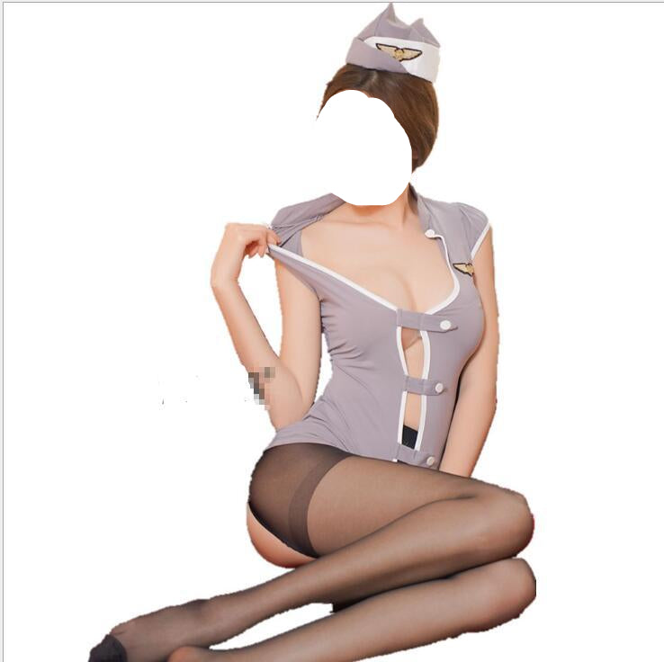 Alluring Uniform Style Lingerie Set-