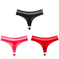 Cotton low-rise seamless women's briefs 3 pieces-