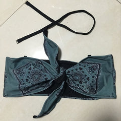 Chic Knotted Front Strap Swimsuit-