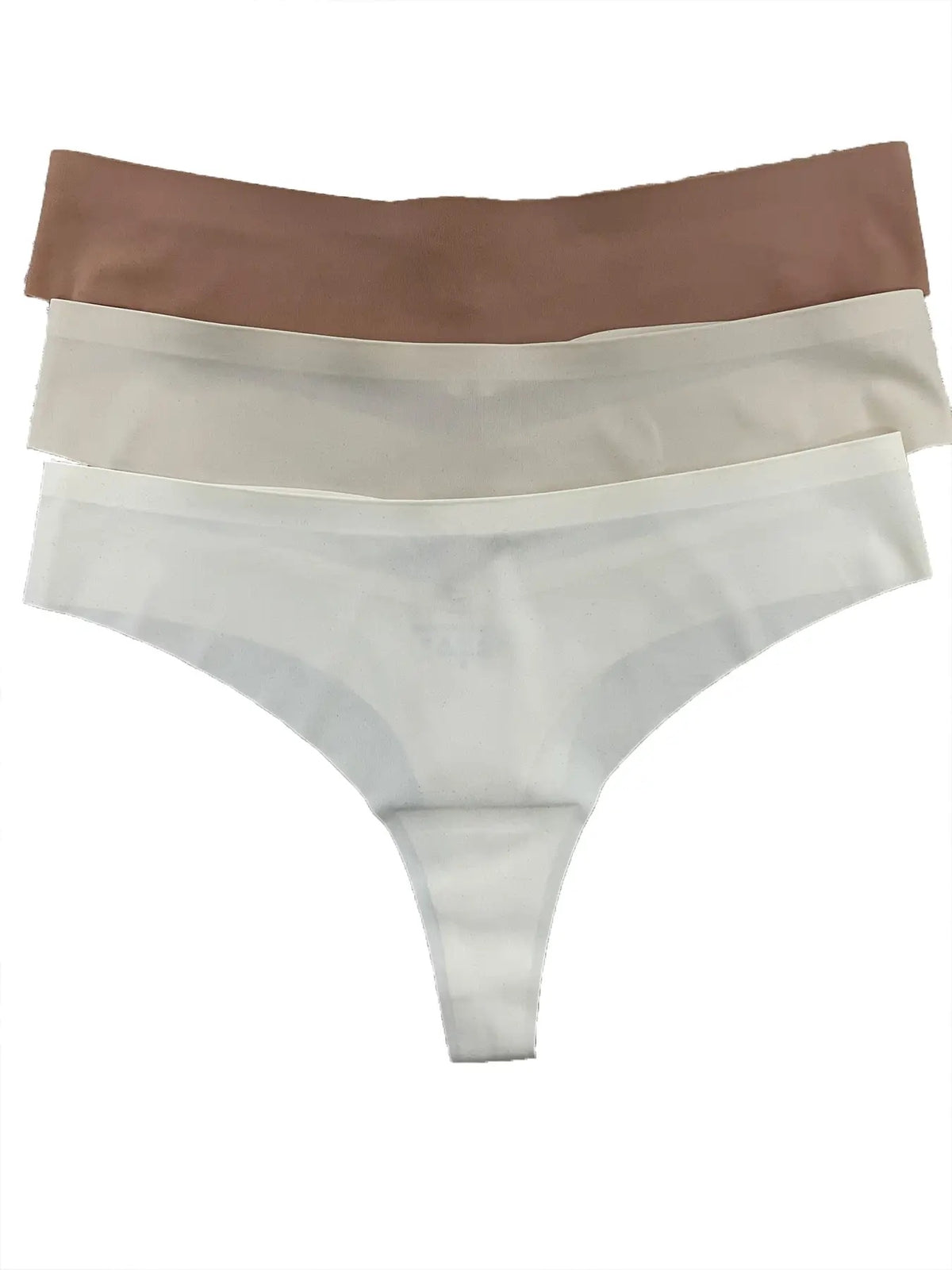 3-Piece Sexy Ice Silk Seamless Bandage Thong Set JC