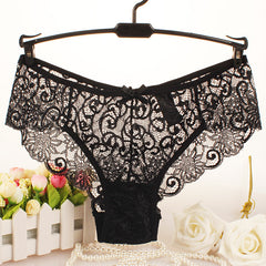 Seductive Mid-Rise Lace Women’s Briefs-