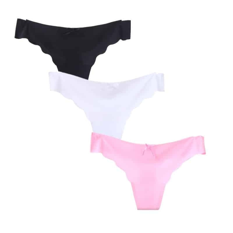 Silk-touch Low-Rise Seamless Briefs 3 pieces-