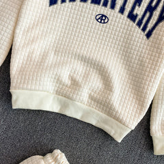 Chic Alphabet Knit Co-ord Set-