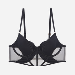 Glossy Mesh Hollow Lace Underwear-