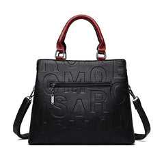 Luxury PU Leather Tote – Large Capacity Travel Crossbody Bag