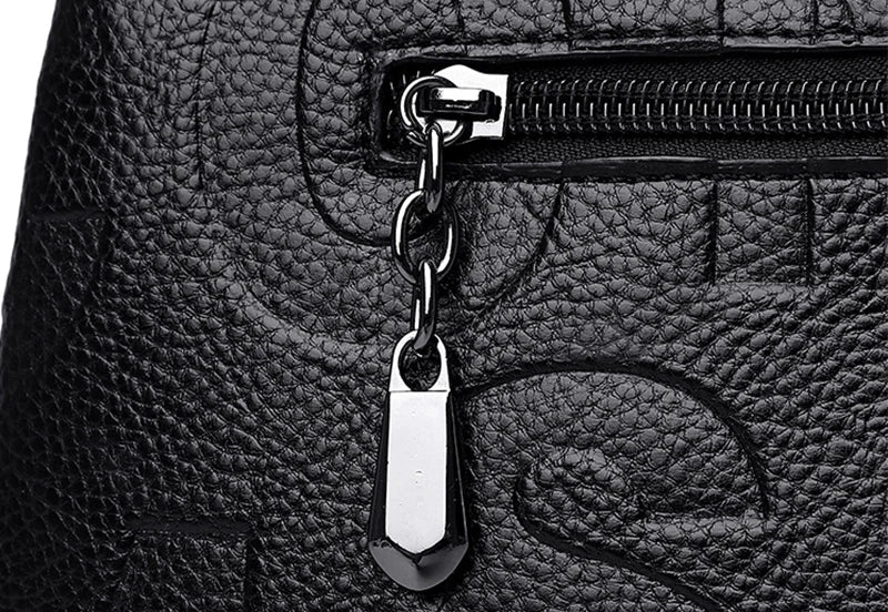 Luxury PU Leather Tote – Large Capacity Travel Crossbody Bag