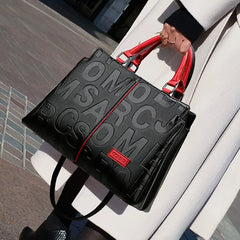 Luxury PU Leather Tote – Large Capacity Travel Crossbody Bag