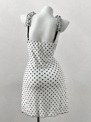 Women's Gingham V-Neck A-Line Knee-Length Dress
