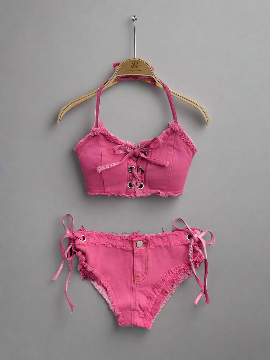 Fashionable women's jeans underwear