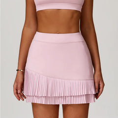 High Waist Women’s Pleated Tennis Skirt with Pockets