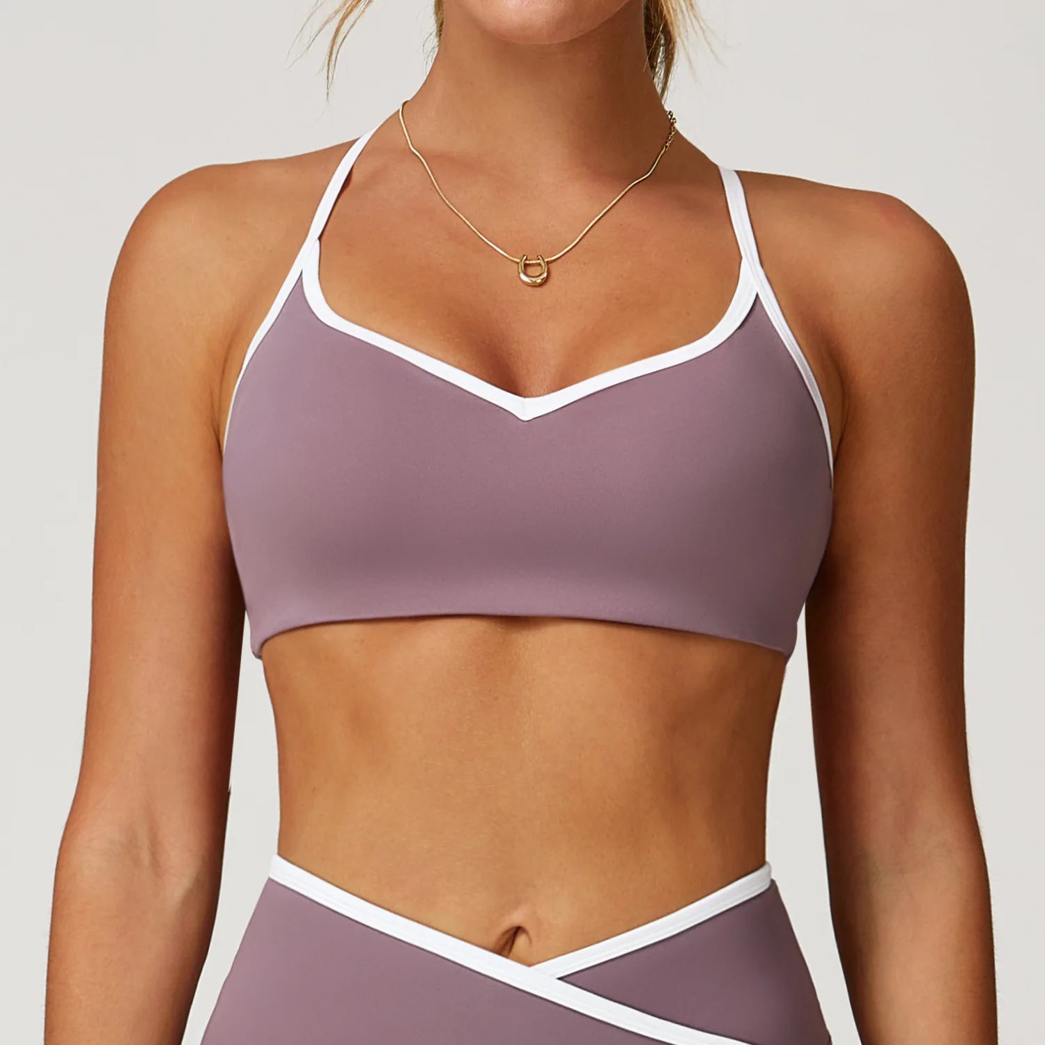 Women’s Push-Up Shockproof Sports Bra – Gym & Yoga Top