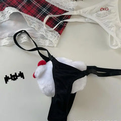 Kawaii Y2K Cartoon Lace Panties