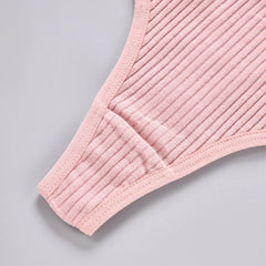 3-Piece Women's Cotton Lace G-String Panties