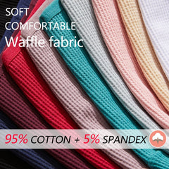 Waffle Knit Thong Panties 5-Pack