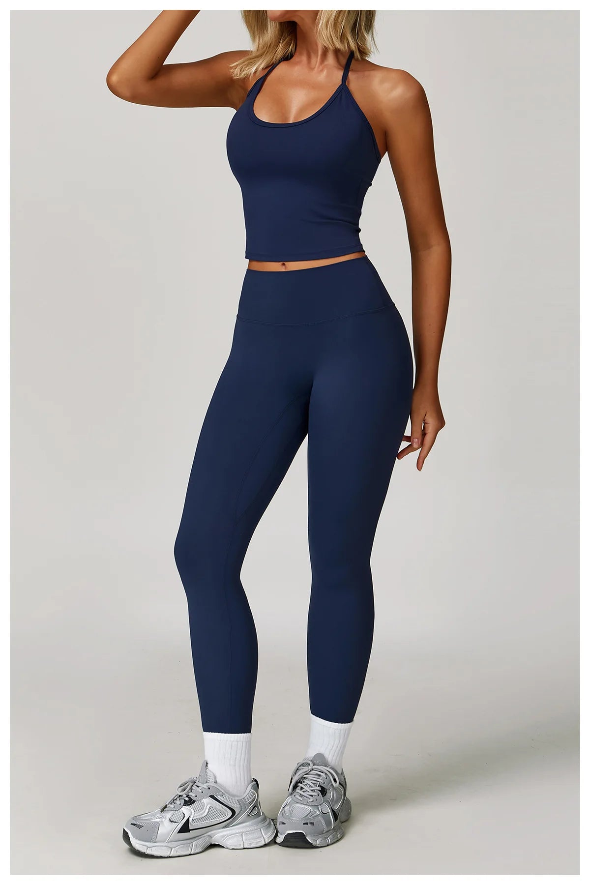 Women’s 2-Piece Yoga Set – Bell-Bottom Pants & Sports Bra