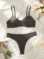 French Ultra-Thin Lingerie Set – 3-Point Erotic Bra & Panty