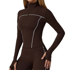 Quick‑Dry Women’s Fitness Jacket