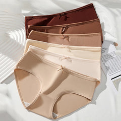 Women Pastel Bow Briefs 6pcs