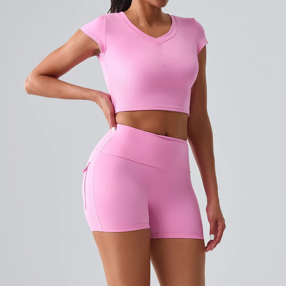 Women’s Sport Set – Sports Bra & High Waist Leggings
