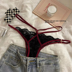 Elegant French Lace Breathable G-Strings