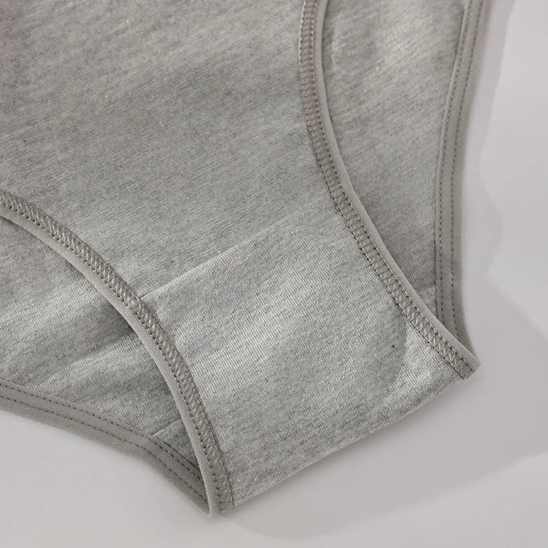 Gray underwear on a light gray background