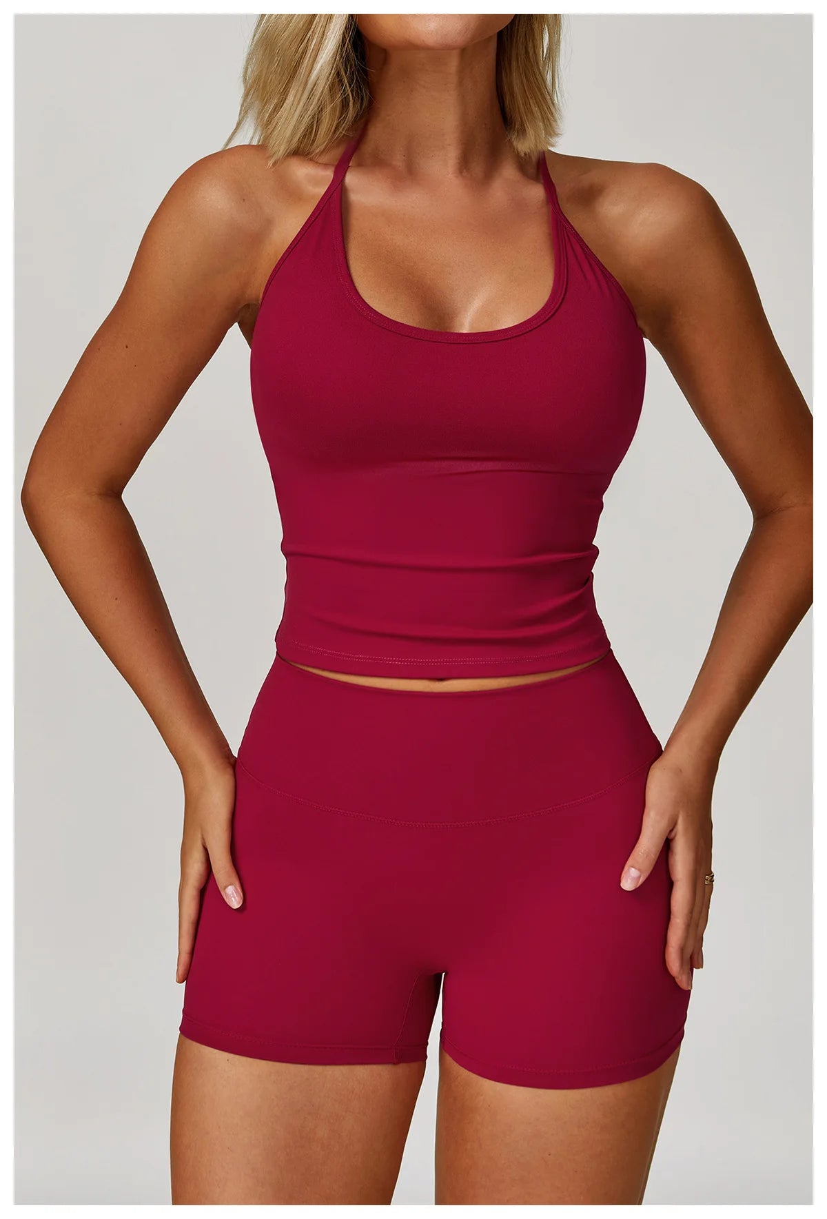 Women’s 2-Piece Yoga Set – Bell-Bottom Pants & Sports Bra