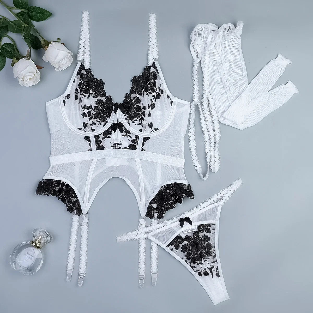 Elegant Women's Bra & Panties Set – Sexy Lingerie Set for Women