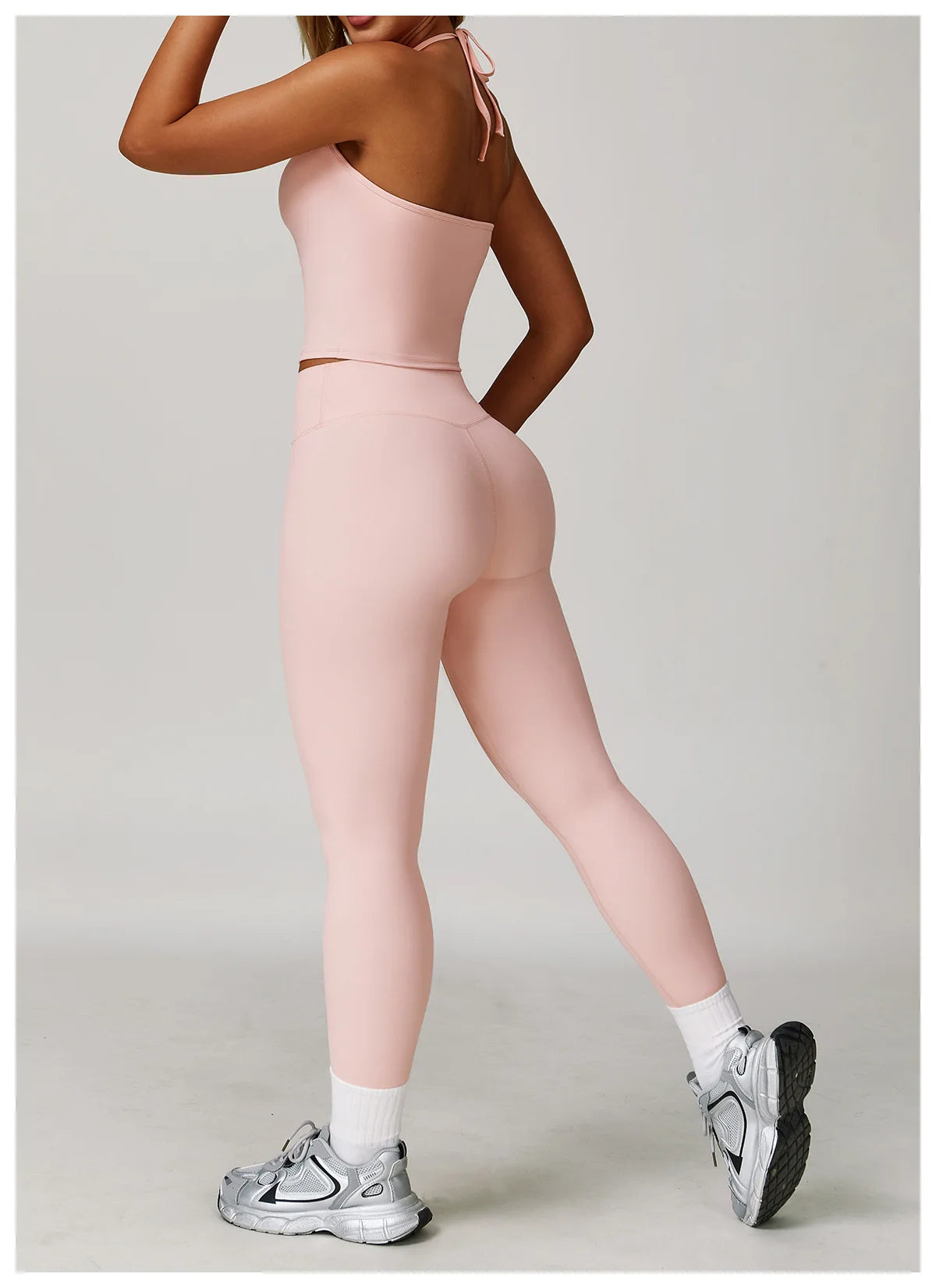 Women’s 2-Piece Yoga Set – Bell-Bottom Pants & Sports Bra