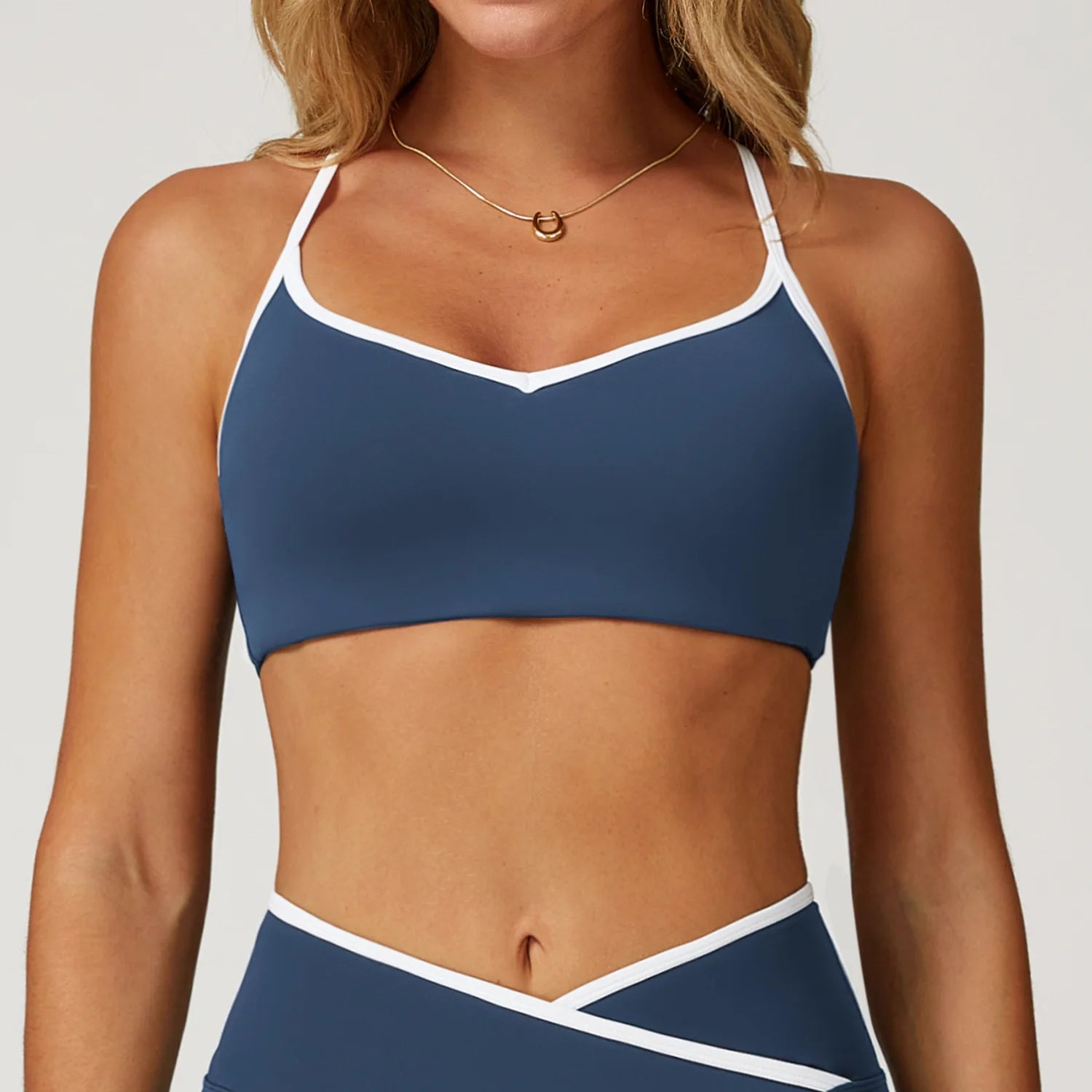 Women’s Push-Up Shockproof Sports Bra – Gym & Yoga Top