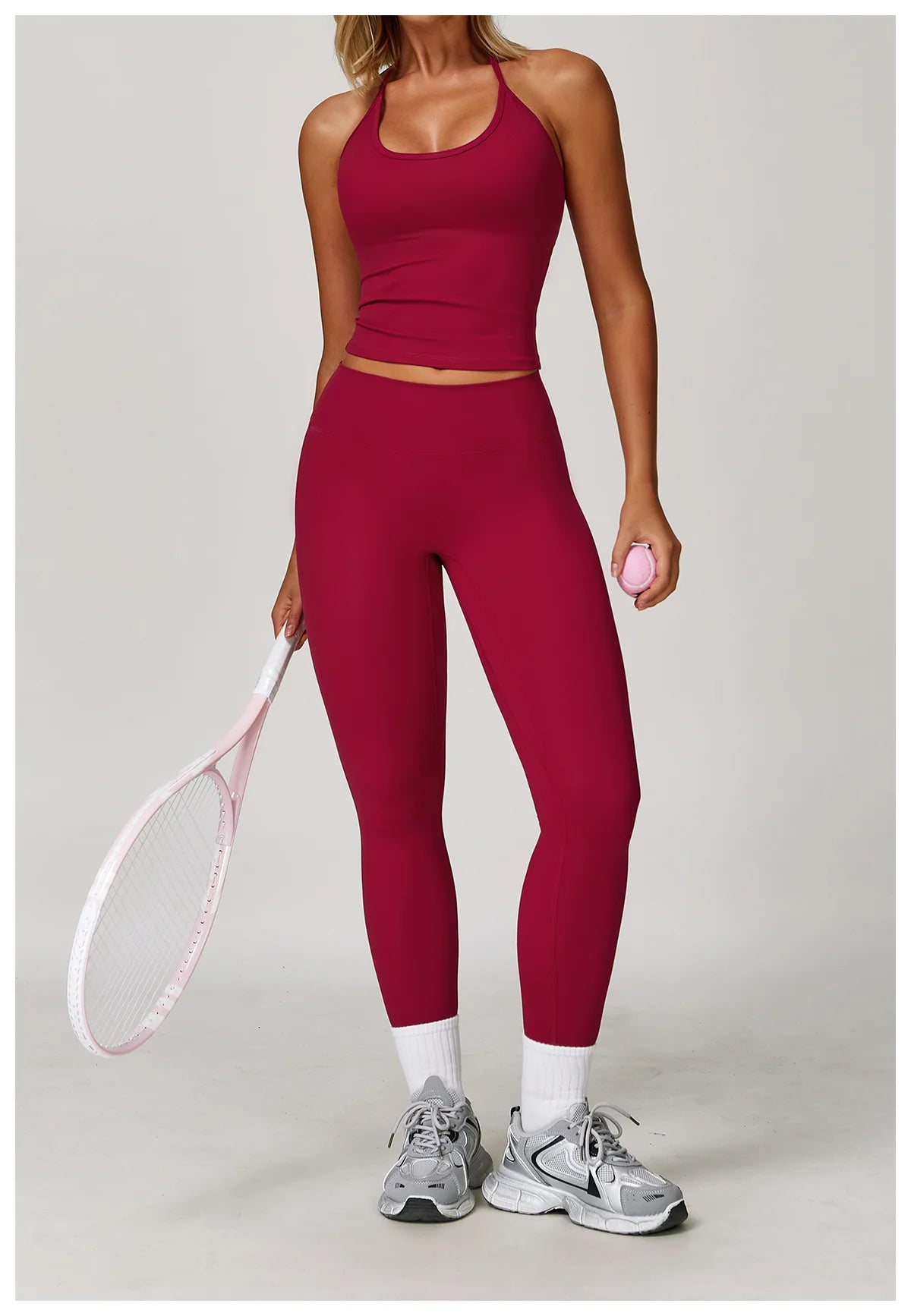 Women’s 2-Piece Yoga Set – Bell-Bottom Pants & Sports Bra