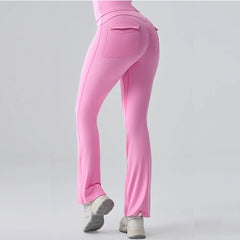 High Waist Flared Yoga Pants for Women